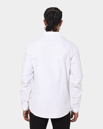 Carre Mono Oxford Button Up Shirt White