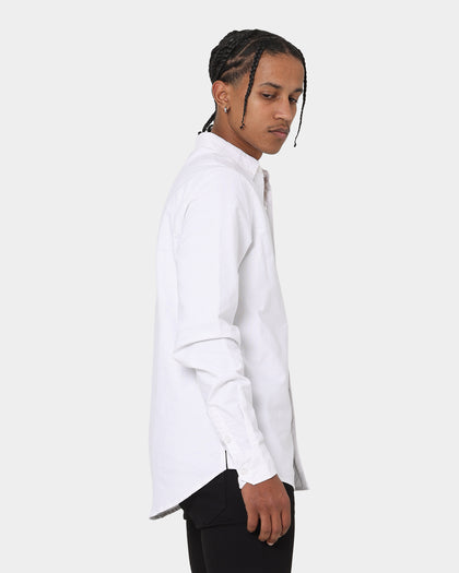 Carre Mono Oxford Button Up Shirt White