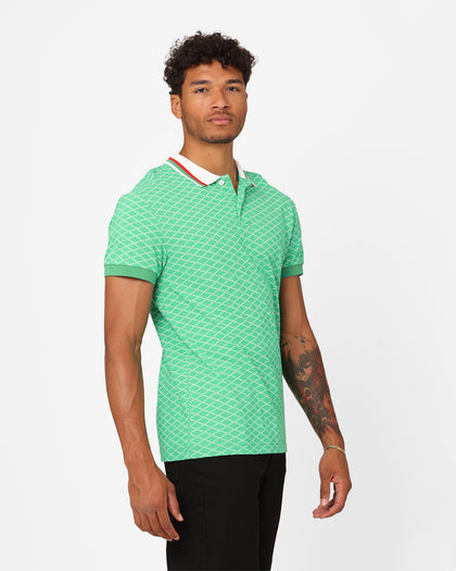 XXIII Printed Polo Shirt Green/White