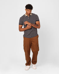 XXIII Printed Polo Shirt Navy