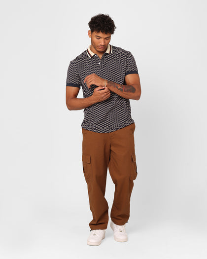 XXIII Printed Polo Shirt Navy