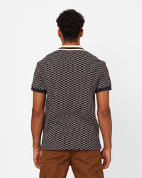 XXIII Printed Polo Shirt Navy