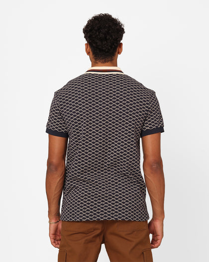 XXIII Printed Polo Shirt Navy