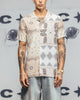 Carré Bandana Ultra Button Up Shirt Stone