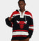47 Brand Chicago Bulls Superior Lacer Hoodie Jet Black/Red