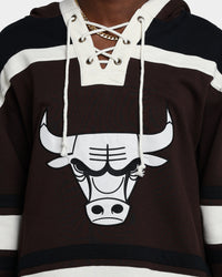 47 Brand Chicago Bulls Superior Lacer Hoodie Brown