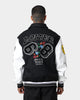 Loiter Flaws Varsity Jacket Black/White