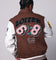 Loiter Flaws Varsity Jacket Brown/Off White