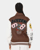 Loiter Flaws Varsity Jacket Brown/Off White