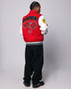 Loiter Flaws Varsity Jacket Red/Off White