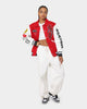 Loiter Flaws Varsity Jacket Red/Off White