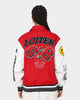 Loiter Flaws Varsity Jacket Red/Off White