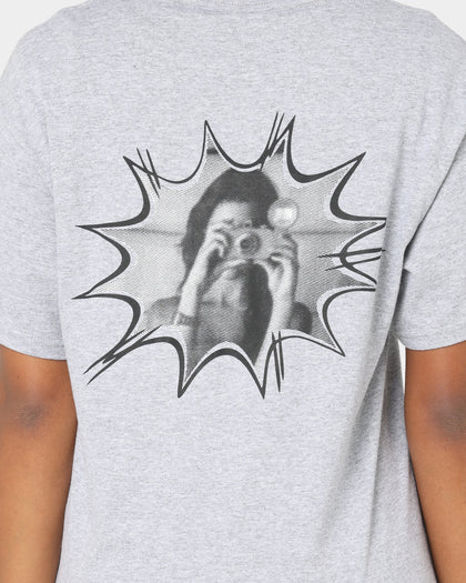 HUF X Playboy Photo Dept T-Shirt Grey Heather