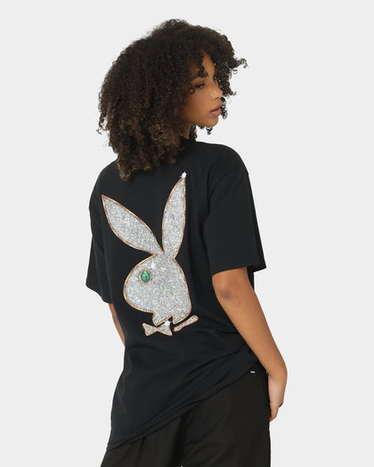 HUF X Playboy VVS Logo T-Shirt Black
