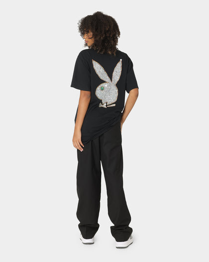 HUF X Playboy VVS Logo T-Shirt Black