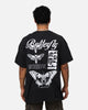 Rats Get Fat Butterfly Effect T-Shirt Black Wash