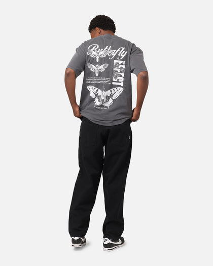 Rats Get Fat Butterfly Effect T-Shirt Charcoal