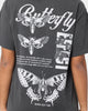 Rats Get Fat Butterfly Effect Vintage T-Shirt Off Black