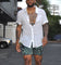 XXIII Dubrovnik Short Sleeve Button Up Shirt White