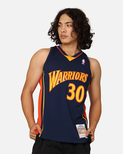 Mitchell & Ness Golden State Warriors Stephen Curry #30 '09-'10 Home Swingman Jersey Navy