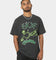 HUF X Pleasures Cane Washed Short Sleeve T-Shirt Washed Black