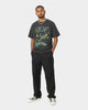 HUF X Pleasures Cane Washed Short Sleeve T-Shirt Washed Black
