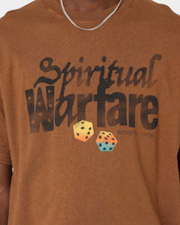 Honor The Gift Spiritual Warfare T-Shirt Brown