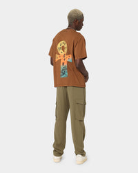 Honor The Gift Spiritual Warfare T-Shirt Brown