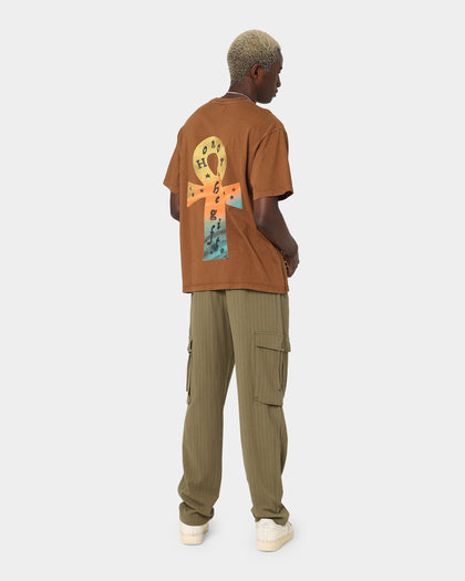 Honor The Gift Spiritual Warfare T-Shirt Brown