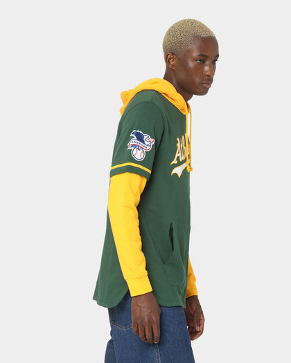 47 Brand Oakland Athletics Shortstop Hoodie Dark Green