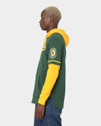 47 Brand Oakland Athletics Shortstop Hoodie Dark Green