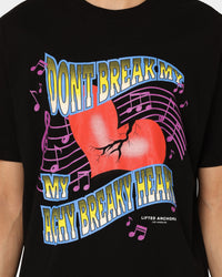 Lifted Anchors Heart Breaker T-Shirt Black