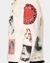 Lifted Anchors Leo Trucker Jacket White