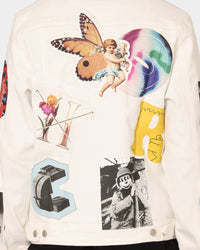 Lifted Anchors Leo Trucker Jacket White