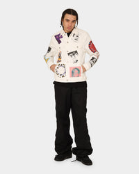 Lifted Anchors Leo Trucker Jacket White