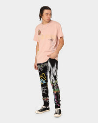 Lifted Anchors Widow T-Shirt Salmon
