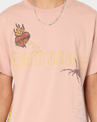 Lifted Anchors Widow T-Shirt Salmon