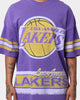 Mitchell & Ness Los Angeles Lakers Conference T-Shirt Faded Purple