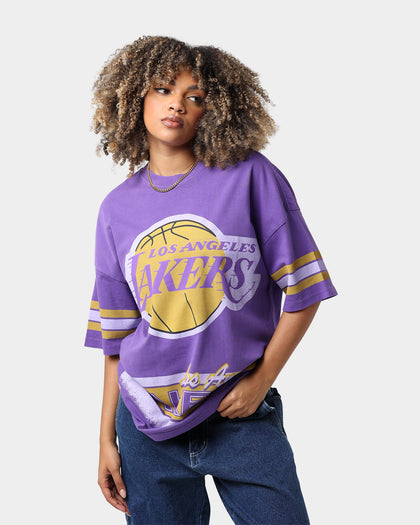 Mitchell & Ness Los Angeles Lakers Conference T-Shirt Faded Purple