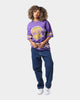 Mitchell & Ness Los Angeles Lakers Conference T-Shirt Faded Purple