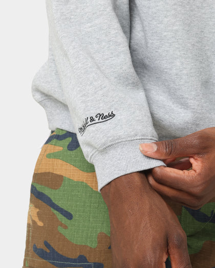 Mitchell & Ness Chicago Bulls Vintage Line Up Crewneck Grey Marle