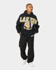 Mitchell & Ness Los Angeles Lakers XL Invert Arch Vintage Hoodie Faded Black