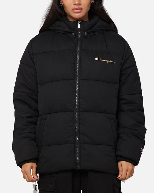 Champion Rochester Puffer Jacket Black/Gold