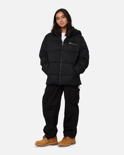 Champion Rochester Puffer Jacket Black/Gold