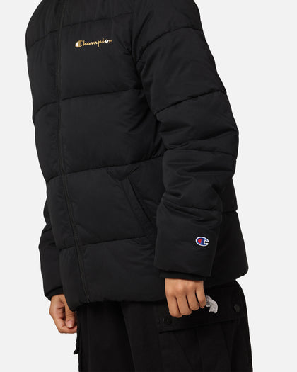 Champion Rochester Puffer Jacket Black/Gold