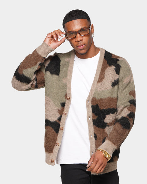 XXIII Camo Mohair Cardigan Camo