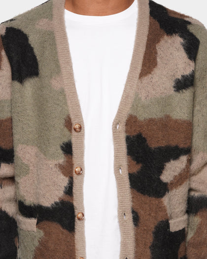 XXIII Camo Mohair Cardigan Camo