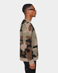 XXIII Camo Mohair Cardigan Camo