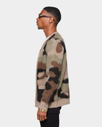 XXIII Camo Mohair Cardigan Camo