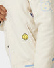 Carre Peace Varsity Jacket Off White/Blue